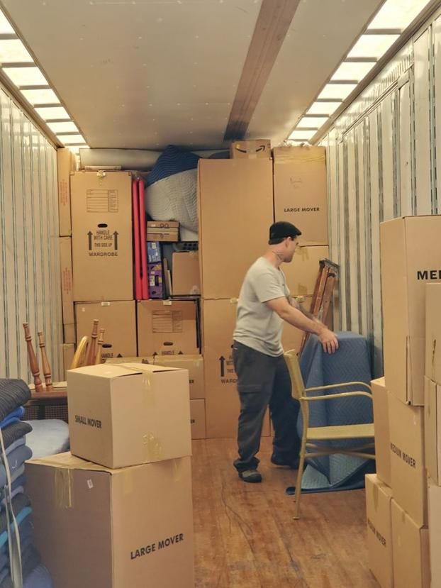 An employee at All-Ways Moving & Storage Co